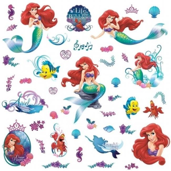 Roommates Room Mates RMK2347SCS The Little Mermaid Peel And Stick Wall Decals RMK2347SCS